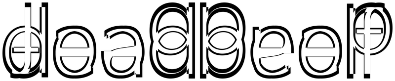 Ambigram for deadbeef in Leeluisl